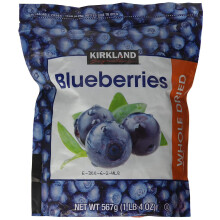 Whole Dried Blueberries Sweet Plump Dry Fruit Pack of 567g