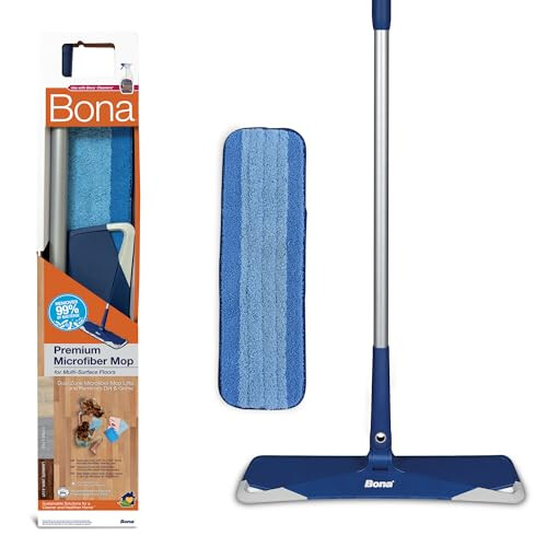 Premium Microfibre Floor Mop,Blue,Extra-Large