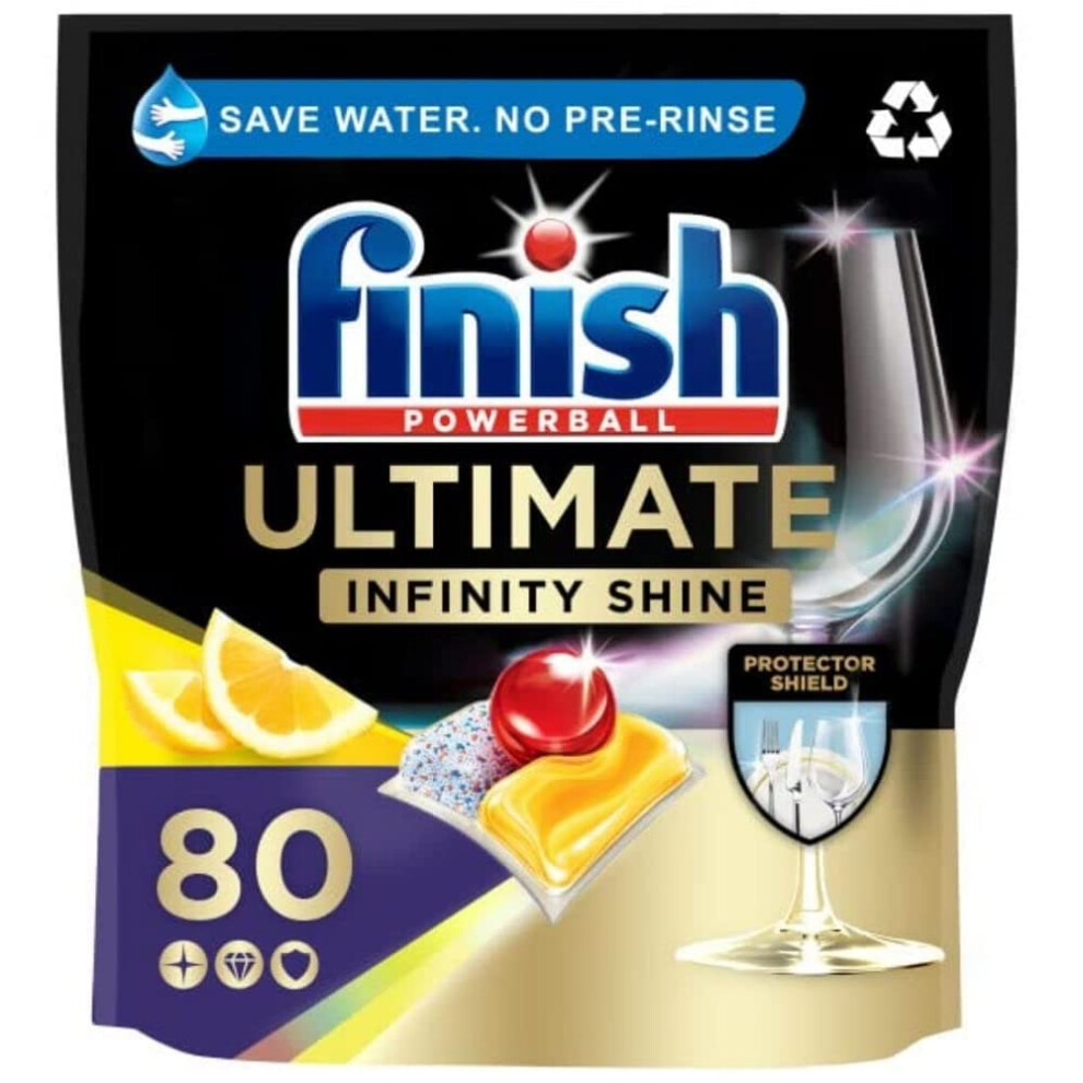 Ultimate Infinity Shine Dishwasher Tablets Bulk, Scent : Lemon, Size : 80 Dishwasher tabs, For Ultimate Clean and