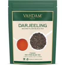 VAHDAM, Darjeeling Tea Leaves From Himalayas 340g (170+ Cups) Pure Unblended Darjeeling Black Tea, FTGFOP1 Grade