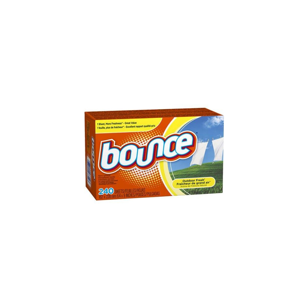 Bounce 240 4 In 1 Outdoor Fresh Tumble Dryer Sheets
