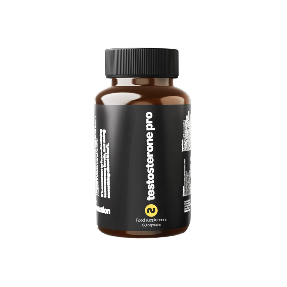 Testosterone Pro - Maca Root, Tribulus Terrestris, Zinc, Ginseng - Testosterone Supplements for Men, Essential Vitamins