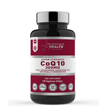 Ubiquinone Coenzyme Q10 300mg Softgel Capsules, 120 Super Strength Vegan Friendly Naturally Fermented High Absorption