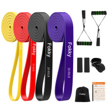 Resistance Bands Set, 4 Levels Exercise Bands for Men Women,Pull Up Bands Gym for Crossfit Fitness Strength Training