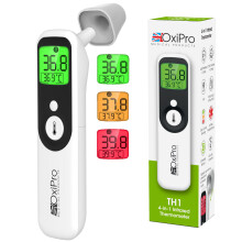 TH1 4-in-1 Digital Baby and Adult Thermometer - Infrared Ear, Forehead, Baby Bath, Bottle & Surface Thermometer for