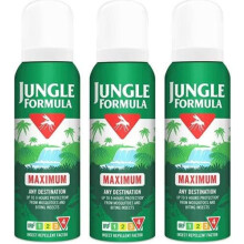 THREE PACKS of Jungle Formula Maximum Spray x 125ml