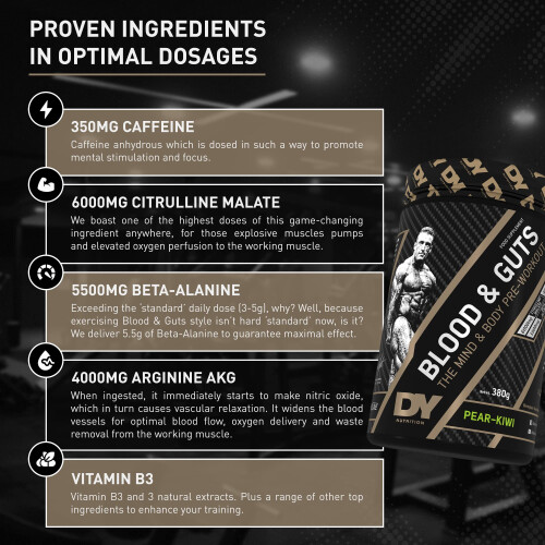 - Blood and Guts Pre-Workout - 380g (Blueberry) 2