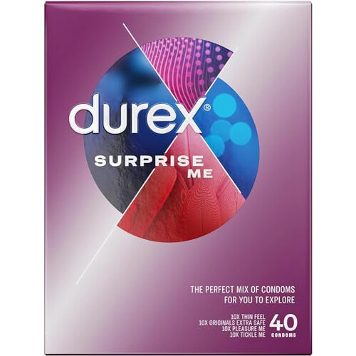 Durex Mixed Condoms Surprise Me - 40 Condoms 1