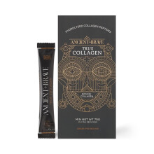 True Collagen Sachets 15 x 5 Grams - On-The-Go Collagen Powder - 100% Grass-Fed Hydrolysed Bovine Collagen Peptides -