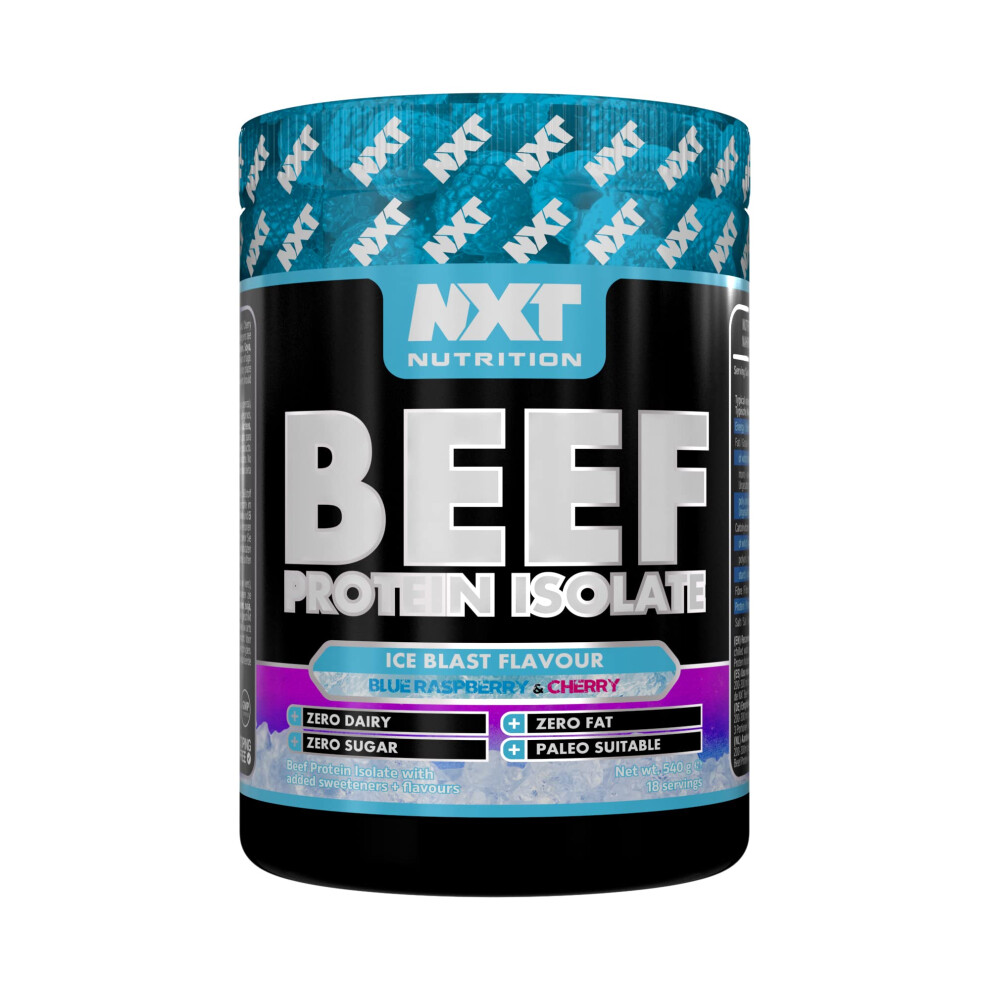 Nxt Nutrition Nxt Beef Protein Isolate 540G - High Protein Powder In Natural Amino Acids - Paleo, Keto Friendly - Dairy And Gluten