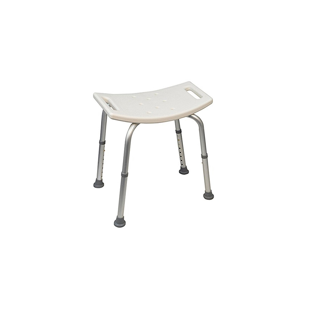 Aidapt Height Adjustable Shower And Bath Stool With Anti Slip Feet, Easy Clean Surface And Hand Grip To Aid Stability. For