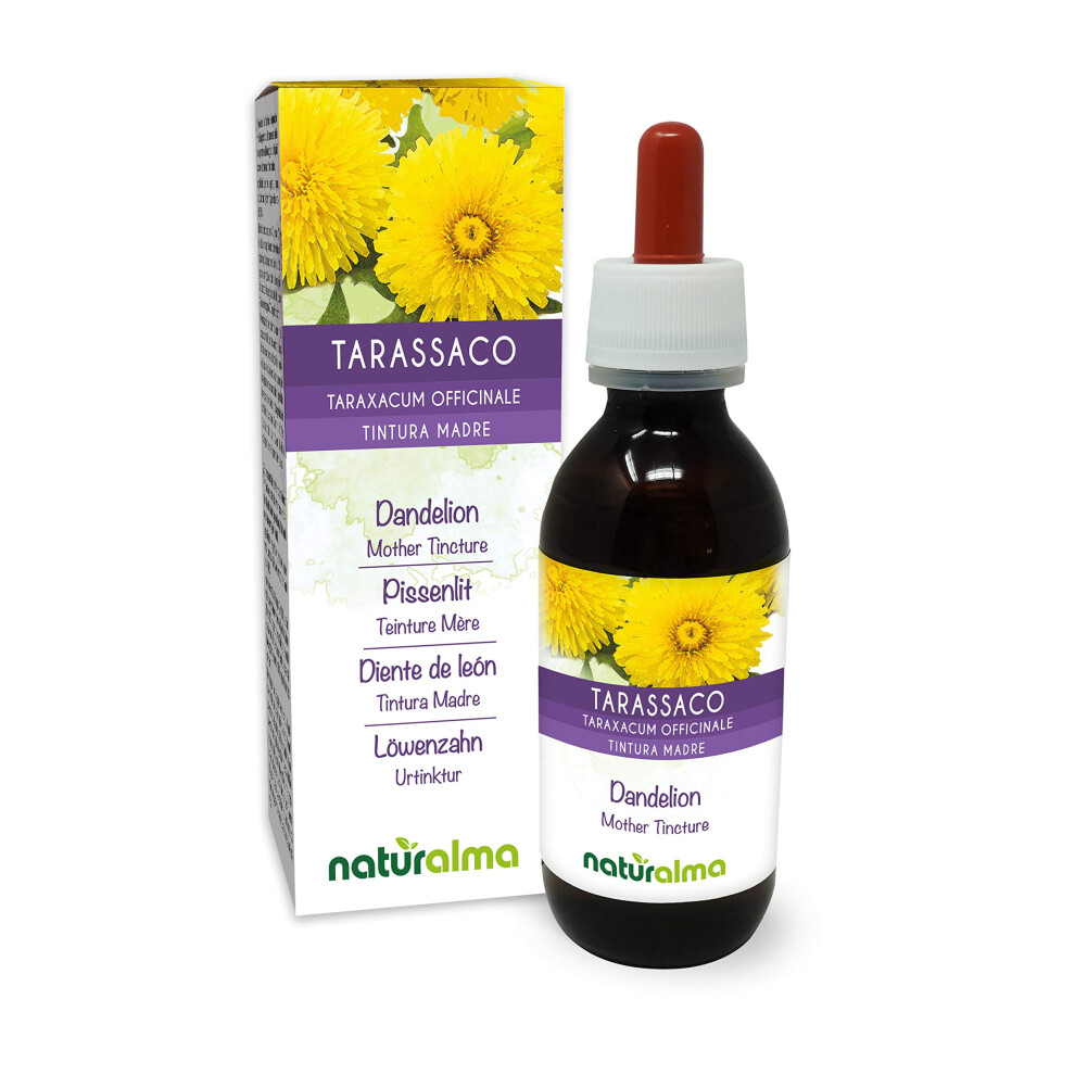 New Naturalma Dandelion (Taraxacum Officinale) Roots And Leaves Alcohol-Free Mother Tincture | Liquid Extract Drops 120 Ml |