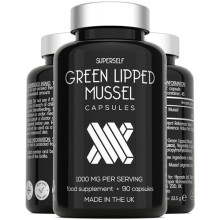 Green Lipped Mussel for Humans & Dogs - New Zealand Green Lipped Mussel Capsules 1000mg - High Strength Joint & Mobility