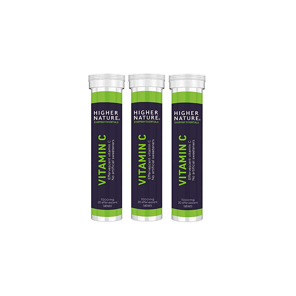Fizzy C Effervescent Vitamins 20 tablet X 3 (Pack of 3)