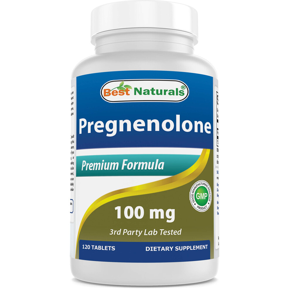 Pregnenolone 100 mg 120 Tablets (120 Count (Pack of 1))