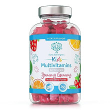 Kids/Childrens Vitamins - 150 Multivitamin & Minerals Gummies - Natural Berry Flavour Packed with Essential Nutrients -