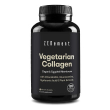 Vegetarian Collagen, from Organic Eggshell Membrane, 120 Capsules | with Glucosamine, Chondroitin, Hyaluronic Acid and