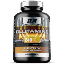 Glutamine - 3000mg L Glutamine Per Serving - Enhanced with D3 & B12 - Vegan and Vegetarian L-Glutamine (240 Capsules -