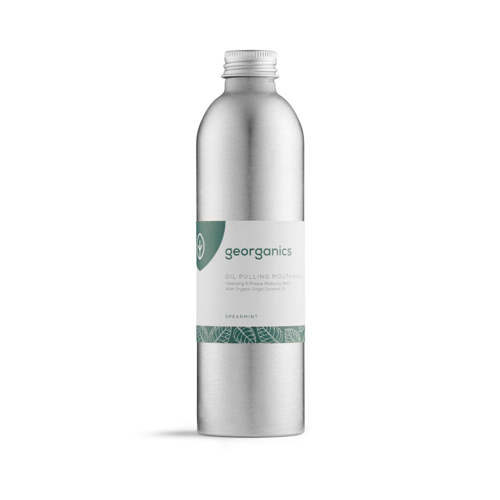 Georganics Oil Pulling Spearmint Flavoured Mouthwash 275 Ml