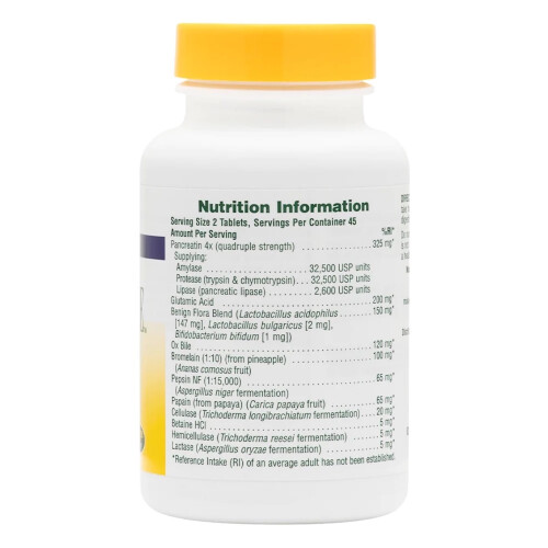 NaturesPlus, Maximale Stärke, Ultra-Zym, 90 Tabletten 1