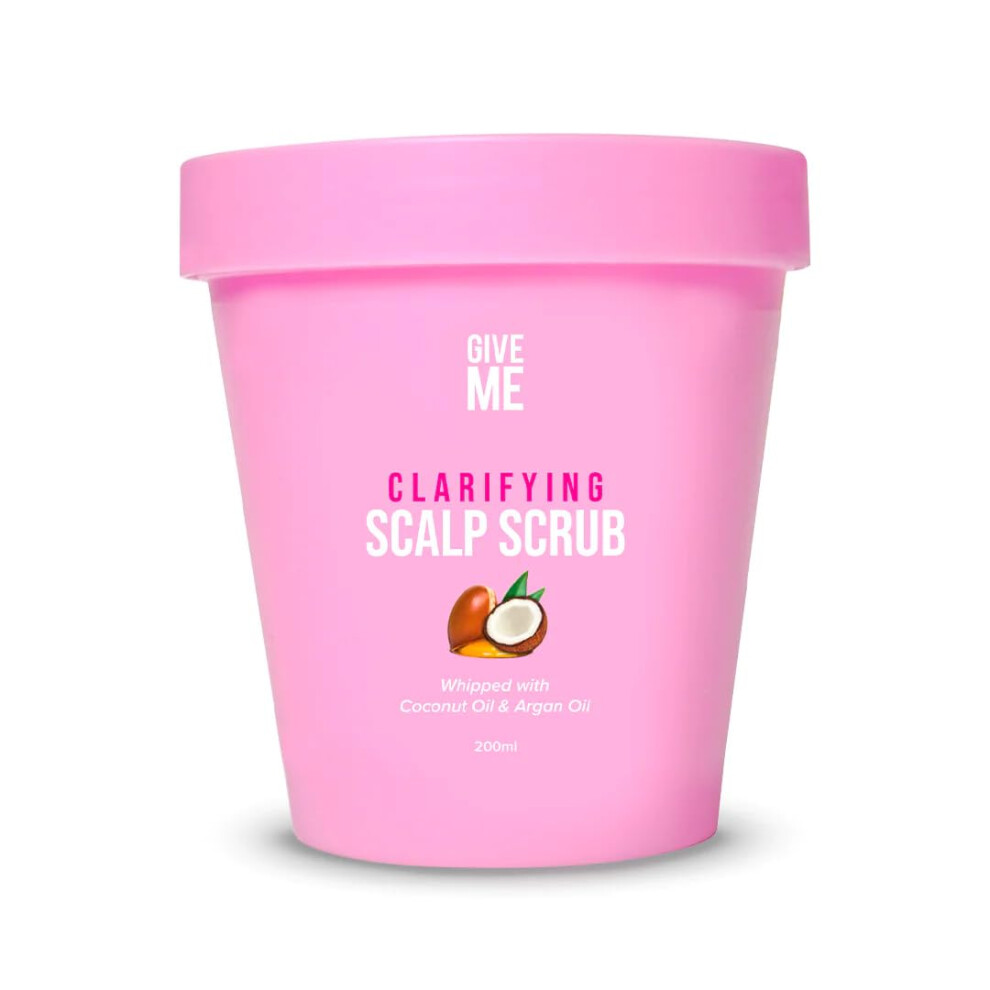 Clarifying Scalp Scrub - Hair Care Scalp Scrubber, Dandruff Scalp Treatment, Exfoliating Scrub - Whipped Texture with