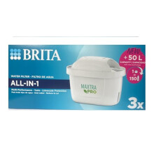BRITA MAXTRA PRO All-in-1 Refill 3-Pack (1053087) – 4-Stage Water Filter Cartridge for BRITA Jugs and Flow