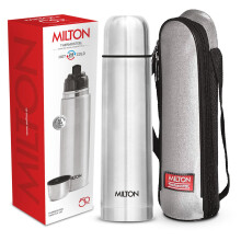 Vacuum Flask for Hot Drink 1 Litre (34 oz), Stainless Steel Double Walled Insulated Water Bottle for 24 Hour Hot and
