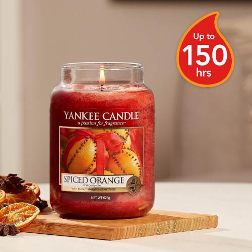 Yankee Candle Spiced Orange, Large jar Candle, Fruit 2