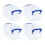 Really Useful Really Useful Plastic Storage Box 1.6 Litre Clear (Pack of 4) 1