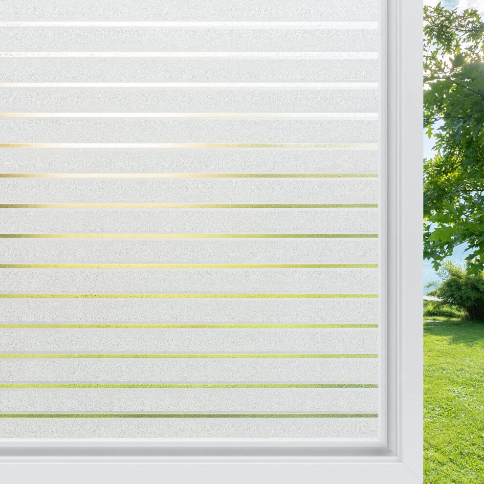 Window Film Privacy, Frosted Window Film Static Cling 90 x 200 cm, Privacy Film for Glass Windows No Glue Window Sticker