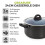Tower T80304 Cerasure 24cm Casserole Dish with Non-Stick Coating, Suitable for all Hob Types, Graphite, Grey 2