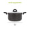 Tower T80304 Cerasure 24cm Casserole Dish with Non-Stick Coating, Suitable for all Hob Types, Graphite, Grey 10