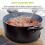 Tower T80304 Cerasure 24cm Casserole Dish with Non-Stick Coating, Suitable for all Hob Types, Graphite, Grey 3