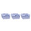 Really Useful Really Useful Nestable Plastic Storage Box 17.5 Litre Clear (Pack of 3) 3