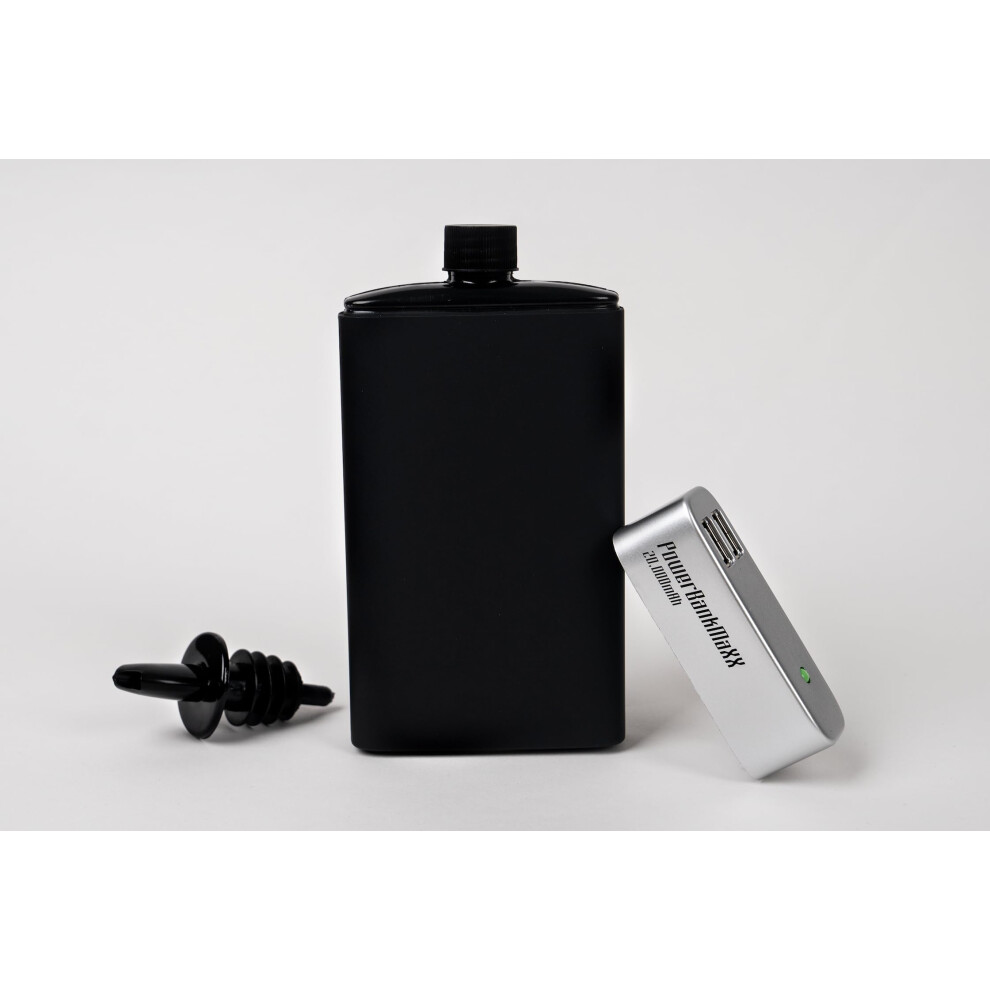 Photos - Water Bottle BEV-Bank Hidden Power Bank Flask - Holds Approximately 8 oz. (235 ml)