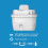 Philips Water Filter Jug +3 Micro X-Clean Replacement Filter Cartridges, Fast flow, White, 2.6 litres, Electronic timer 3
