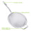 Stainless Steel 18/8 Mesh Strainer, 30 Mesh Extra Fine Quinoa Sieve, with Solid Sturdy Handle, 9" Large Flour Filter 4