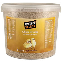 Chick Crumbs Complete Chick Feed Tub, 5 Litre