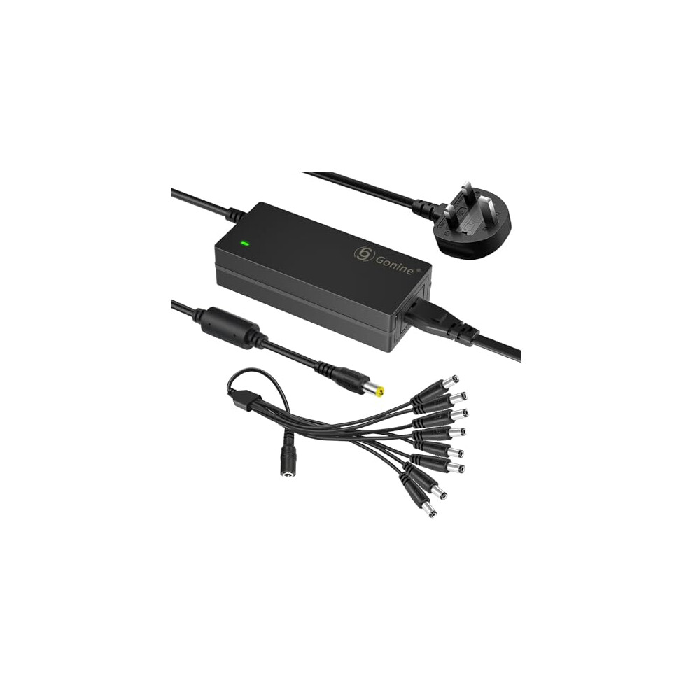 12V 5A 60W Security Camera Power Adapter 100V-240V Ac To Dc With 8-Way Power Splitter Cable Power Supply For Cctv 728370351002