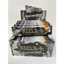 King Size Camouflage Rolling Paper Full Box Of 50 Booklets (Silver)