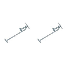2 x Profile Brick Laying T Clamps 175MM X Brick Block CLAMP Tongs Bricklaying