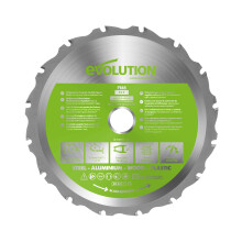 F165TCT-14T (Fury) Multi-Material TCT Blade Cuts Wood, Metal and Plastic, 165 mm