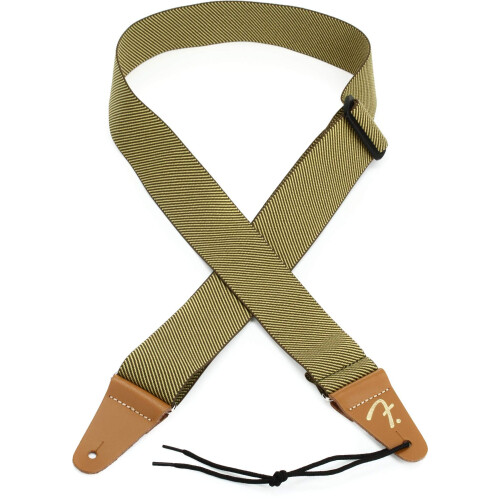 Fender WeighLess Tweed Guitar Strap - Elastic - Natural,0990685001