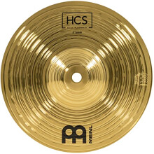 Cymbals HCS Splash Cymbal 8 inch (Video) for Drum Set (20,32cm) Traditional Finish Brass, Made in Germany (HCS8S)