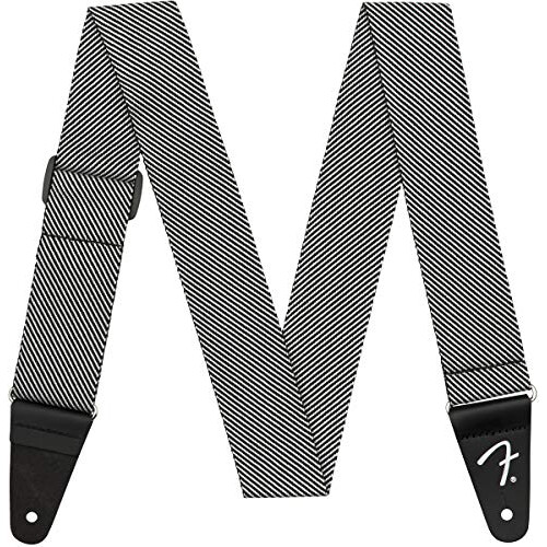 Fender Moderner Tweed-Gitarrengurt - Wei   /Schwarz 2