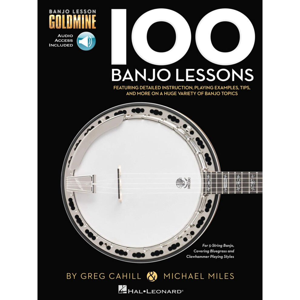 Hal Leonard 100 Banjo Lessons Guitar Lesson Goldmine Series