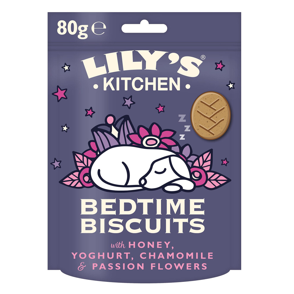 Bedtime Biscuits - Organic Baked Natural Dog Treats (8 x 80g Packs)