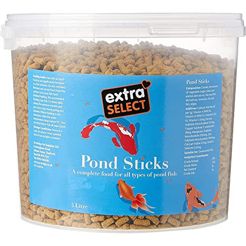 Pond Sticks Complete Fish Food Tub, 5 Litre