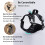 Dog Harness Medium No Pull Pet Harness, Adjustable Dog Vest Harness for Easy Walking with Reflective Strips, Front Clip 3