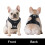 Dog Harness Medium No Pull Pet Harness, Adjustable Dog Vest Harness for Easy Walking with Reflective Strips, Front Clip 7